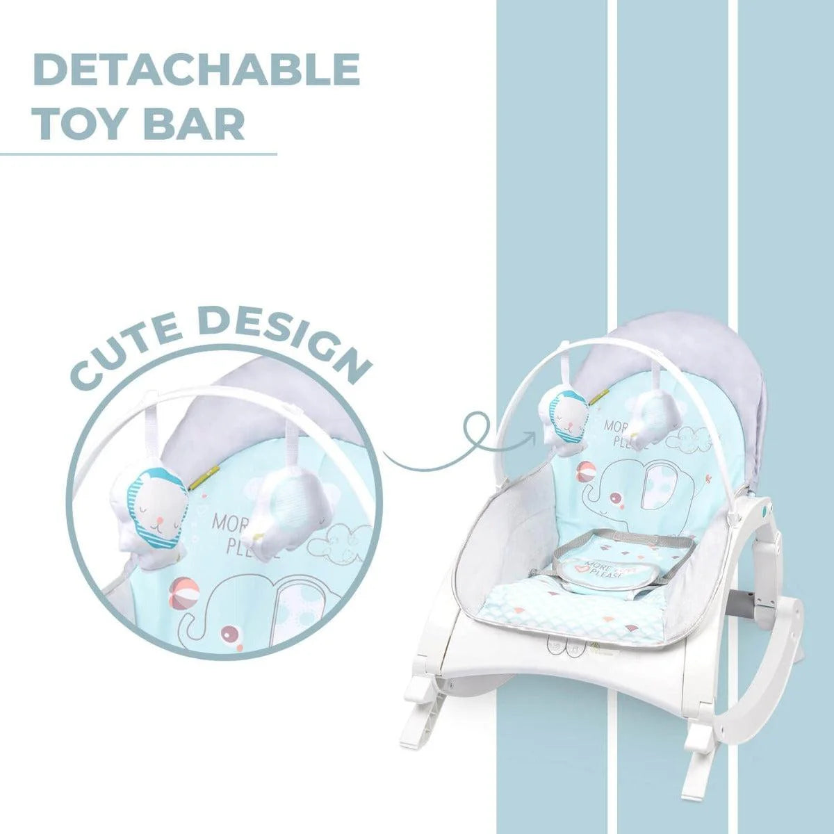 Baby Rocker Bouncer - Pink | uSmile.toys www.usmile.toys